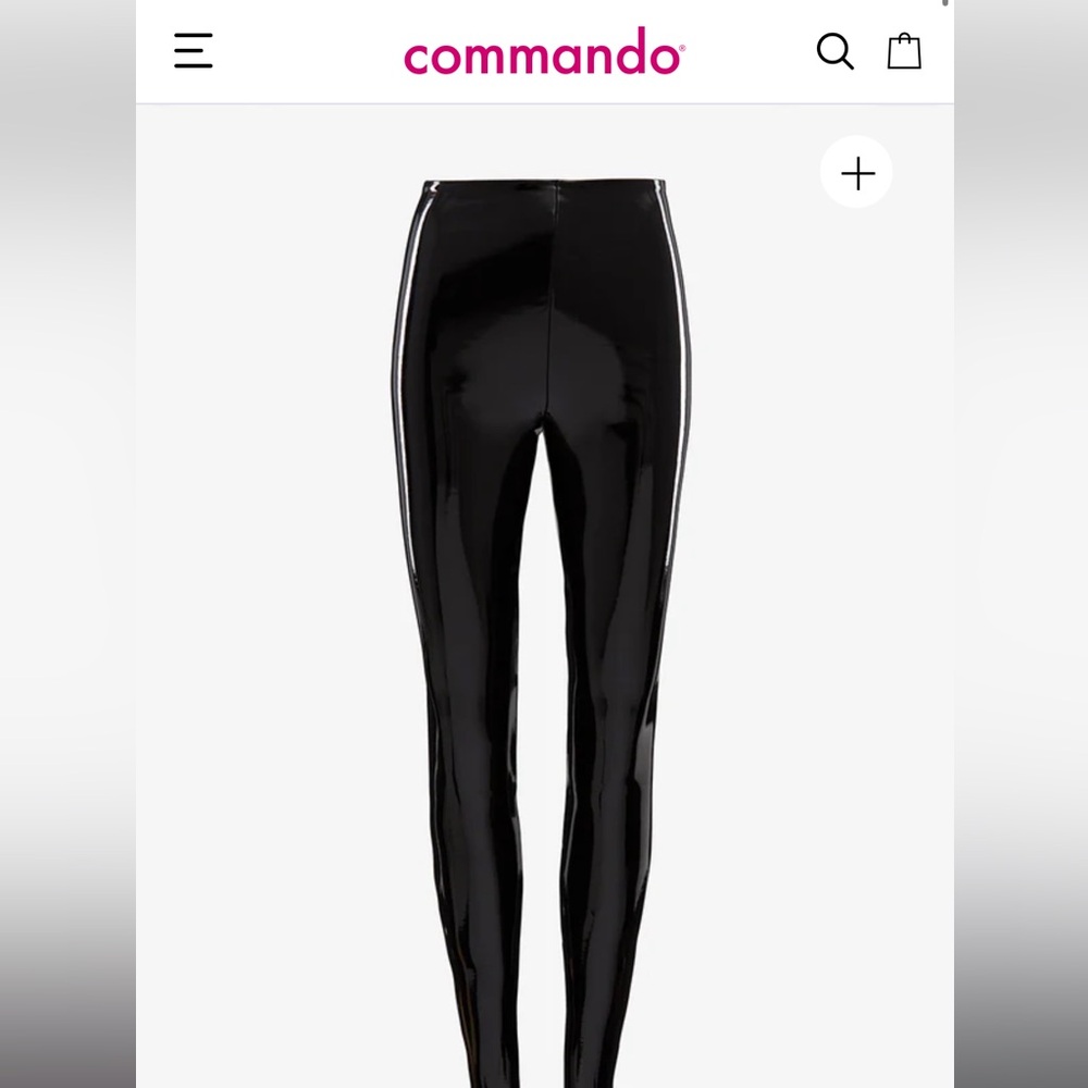COMMANDO WOMENS PATENT FAUX LEATHER LEGGING